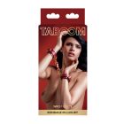 Taboom Wrist Cuffs Red bordó bilincs