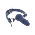 Silicone Penis Ball Gag Blue szájpecek dildoval