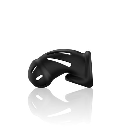 Ultra Soft Silicone Chastity Cage - Black szilikon pénisz ketrec