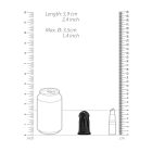 Ultra Soft Silicone Chastity Cage - Black szilikon pénisz ketrec