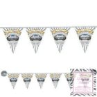 Just Married zászlófüzér kordon szalag Autó dekor- 1 m