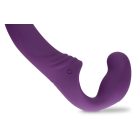 Easytoys - akkus, tartópánt nélküli felcsatolható párvibrátor (lila)