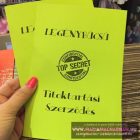 Titoktartási szerződés legénybúcsúra